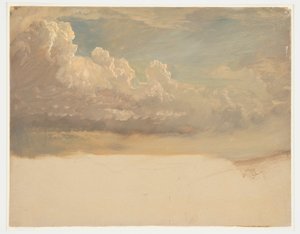 Dibujo, Estudio de nubes, marzo de 1871