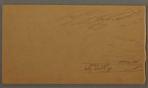 Dibujo, Nube sobre colinas, posiblemente 1875 de Frederic Edwin Church