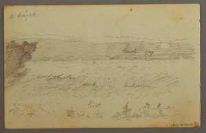 Dibujo, Estudios sobre las nubes, posiblemente 1844