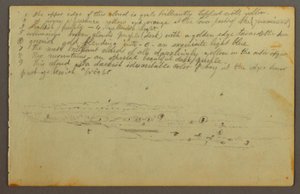 Dibujo, Estudios sobre las nubes, posiblemente 1844