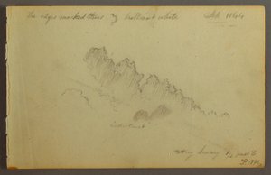 Dibujo, Estudio de nubes, 1844 de Frederic Edwin Church
