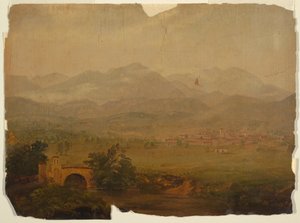 Dibujo, Colomhia o Ecuador, 1853 de Frederic Edwin Church