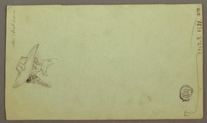 Dibujo, Estudios de figuras, Velero, Estudios arquitectónicos, posiblemente 1868 de Frederic Edwin Church