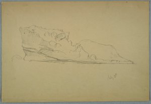 Dibujo, Iceberg flotante, 15 de julio de 1859