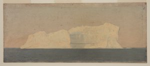 Dibujo, Iceberg flotante, Labrador, junio o julio de 1859
