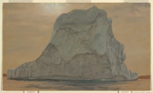 Dibujo, Iceberg gris, junio o julio de 1865 de Frederic Edwin Church
