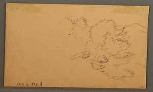 Dibujo, Colinas y valle, octubre de 1873