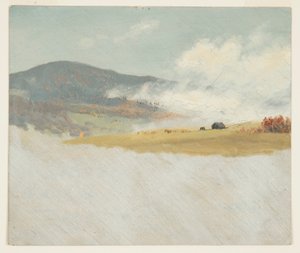 Dibujo, Paisajes de colinas, 1865-75 de Frederic Edwin Church