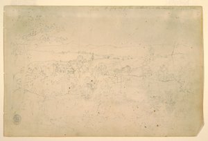 Dibujo, Paisaje, julio de 1844
