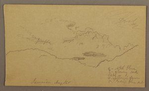 Dibujo, Paisaje, mayo-agosto de 1865