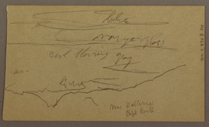 Dibujo, Paisaje, mayo-agosto de 1865 de Frederic Edwin Church