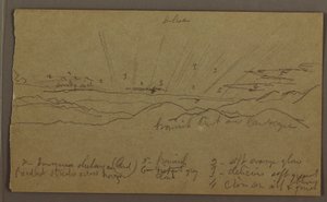Dibujo, Paisaje, mayo-agosto de 1865 de Frederic Edwin Church