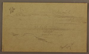 Dibujo, Paisaje, mayo de 1865 de Frederic Edwin Church