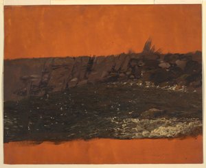 Dibujo, Costa de Maine, ca. 1850 de Frederic Edwin Church