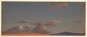 Dibujo, Maine  estudio del cielo, ca. 1868-69 de Frederic Edwin Church