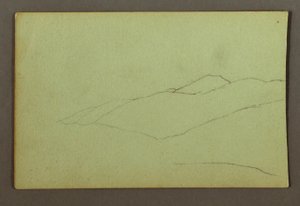 Dibujo, Mountain Ridge, posiblemente 1856