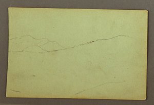 Dibujo, Picos de montaña, posiblemente 1856 de Frederic Edwin Church