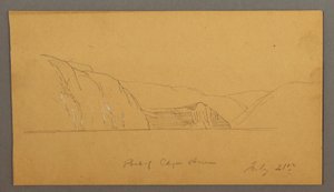 Dibujo, Bahía montañosa, 21 de julio de 1859 de Frederic Edwin Church