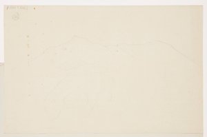 Dibujo, Monte Katadhin, Maine, 1870-78 de Frederic Edwin Church