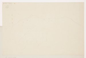 Dibujo, Mt. Katahdin, Maine, 1870-78