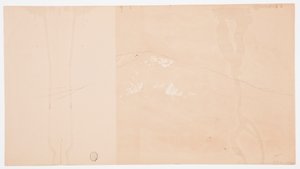 Dibujo, Monte Katahdin desde el sureste; reverso: Monte Katadhin, 1876-78 de Frederic Edwin Church