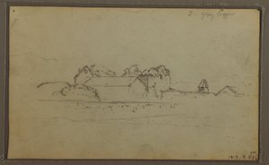 Dibujo, Bocetos, Ecuador o Colombia; Verso: Bocetos, Ecuador o Colombia, 1857 de Frederic Edwin Church