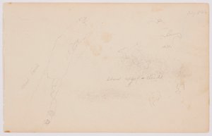 Dibujo, Bocetos de nubes y abedul muerto, julio de 1844