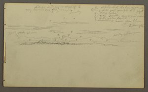 Dibujo, Estudio del cielo, posiblemente 1857-58 de Frederic Edwin Church