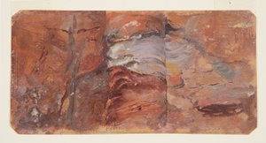 Dibujo, Estudio de rocas, Petra, febrero de 1868