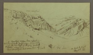 Dibujo, Estudio de la ladera de un valle, 4 de mayo de 1868 de Frederic Edwin Church