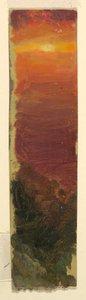 Dibujo, Puesta de sol, 1868