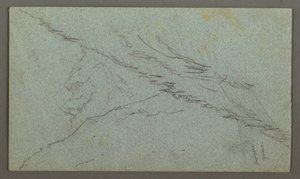 Dibujo, Picos de Tauern, El K nigss, julio de 1868 de Frederic Edwin Church