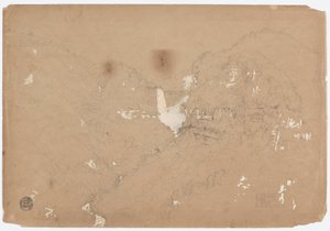 Dibujo, Salto del Tequendama cerca de Bogotá, Colombia, 1853 de Frederic Edwin Church