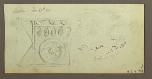 Dibujo, Árboles, Festoneado, Febrero posiblemente 1868 de Frederic Edwin Church