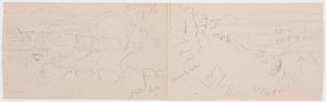 Dibujo, Valle de El Yemen, 20 de febrero de 1868 de Frederic Edwin Church