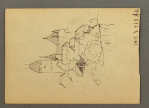 Dibujo, lago de Thun, Oberland bernés, 20 de agosto de 1868 de Frederic Edwin Church