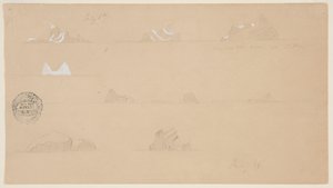 Icebergs flotantes de Frederic Edwin Church