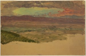 Paisaje del Valle del Hudson de Frederic Edwin Church