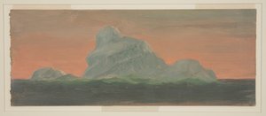 Iceberg contra el cielo vespertino de Frederic Edwin Church