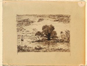 Paisaje fluvial imaginario de Frederic Edwin Church
