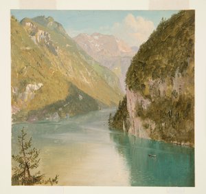 Königssee, Baviera de Frederic Edwin Church