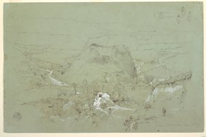Paisaje cerca de Guaranda, Ecuador de Frederic Edwin Church
