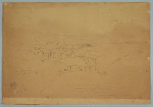 Paisaje, cerca de Tacunga, Ecuador de Frederic Edwin Church