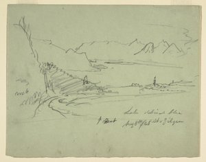 Paisaje en Austria, 5 de agosto de 1868 de Frederic Edwin Church