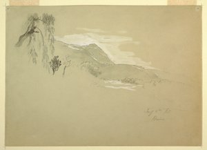 Paisaje cerca de Huino, México de Frederic Edwin Church