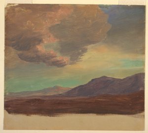 Paisaje, cerca de Palestina o Siria de Frederic Edwin Church