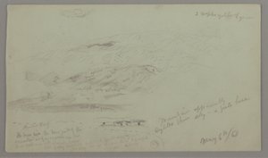 Paisajes cerca de Baalbek, Líbano de Frederic Edwin Church