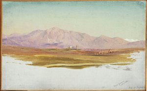 Monte Guinaro, montañas Sabinas, 1869 de Frederic Edwin Church
