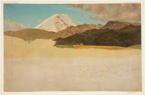 Monte Chimborazo y Guaranda, Ecuador de Frederic Edwin Church