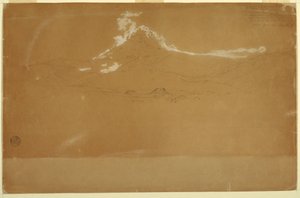 Monte Chimborazo, cerca de Guanojo y Guaranda, Ecuador de Frederic Edwin Church